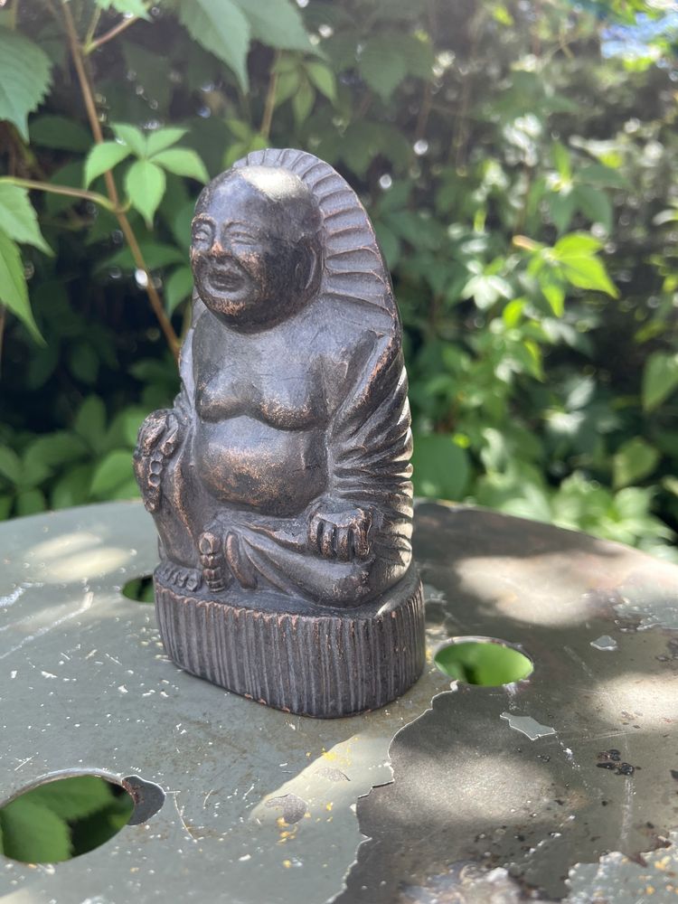 Odlew figura budda vintage prl