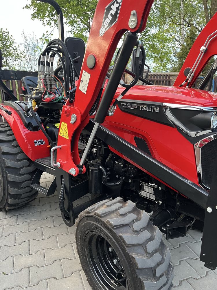 Traktorek captain 223 22 km ladowacz czolowy tur NOWY homologacja UE