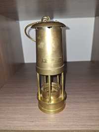 Stara Brytyjska Lampa Górnicza MIDIUM SIZE (Brak palnika i klosza)