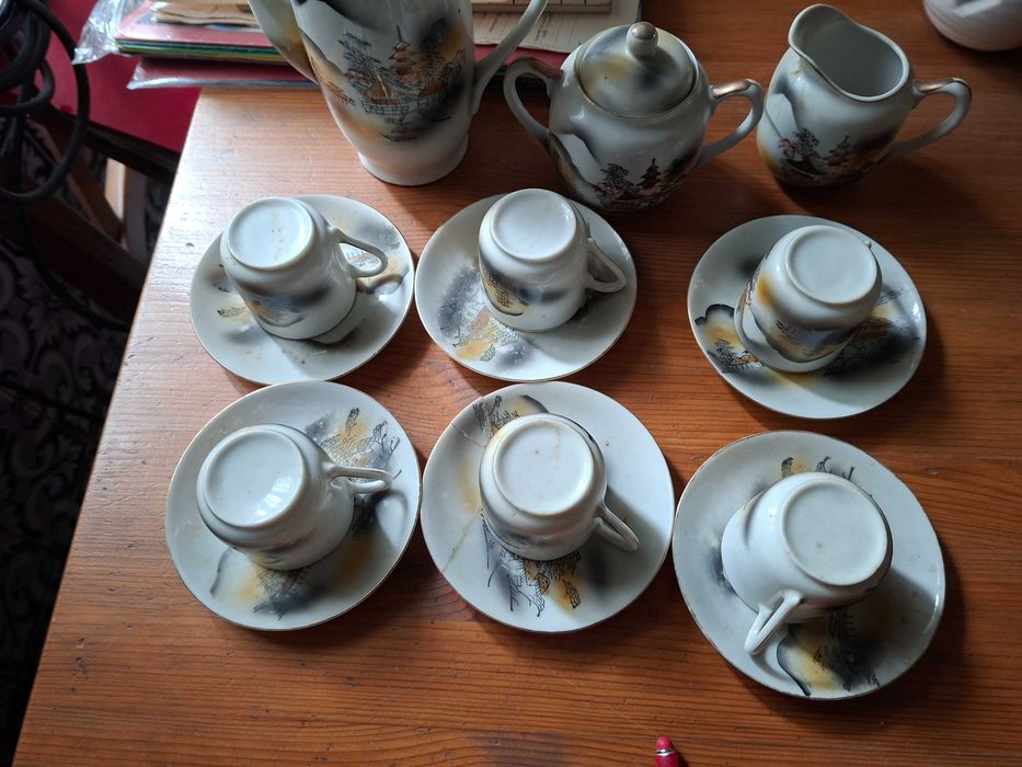 Serviço de chá em porcelana chinesa