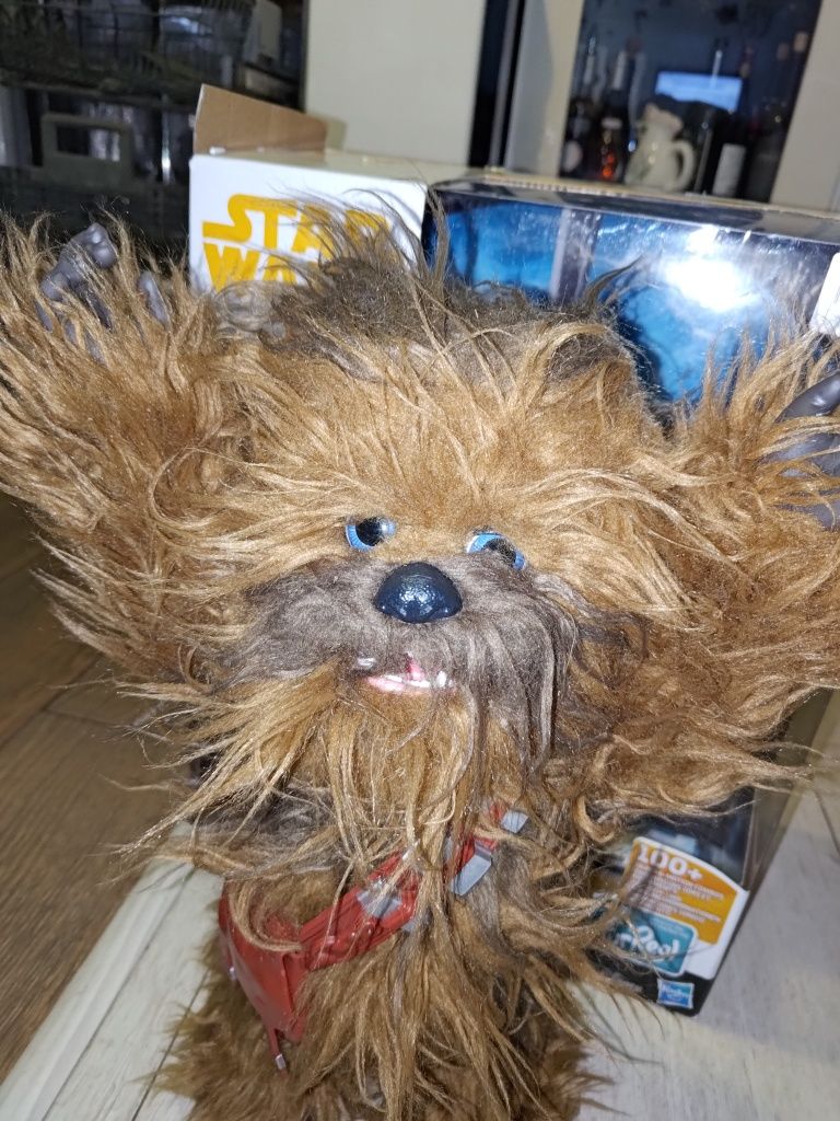 Chewie Chewbacca star wars maskotka pluszak interaktywny