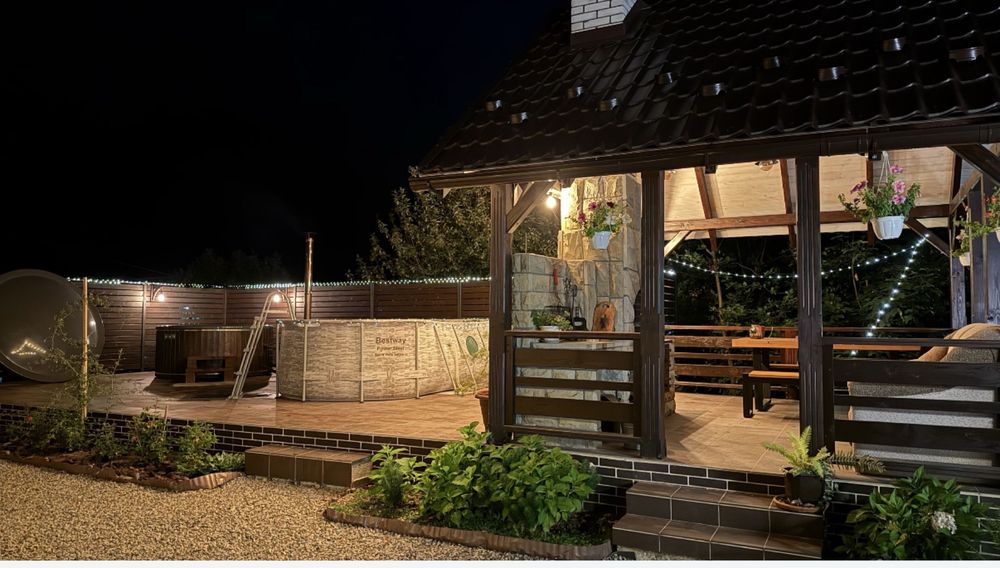 Оренда будинку в Карпатах з чаном та  сауною з басейном