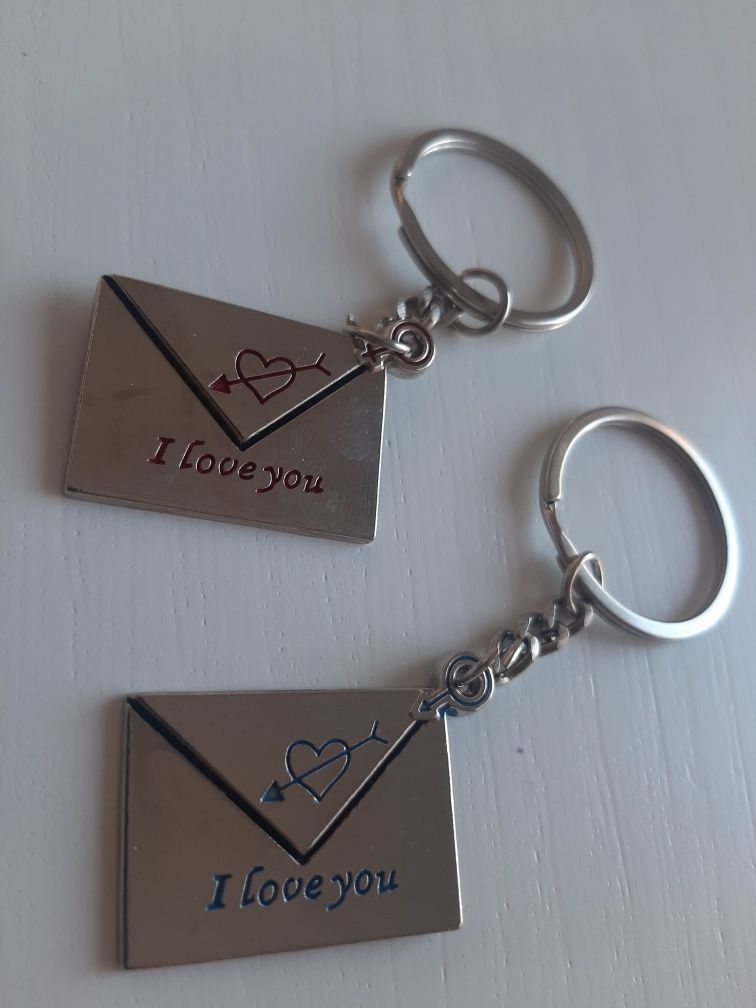 2 porta chaves em forma de envelope