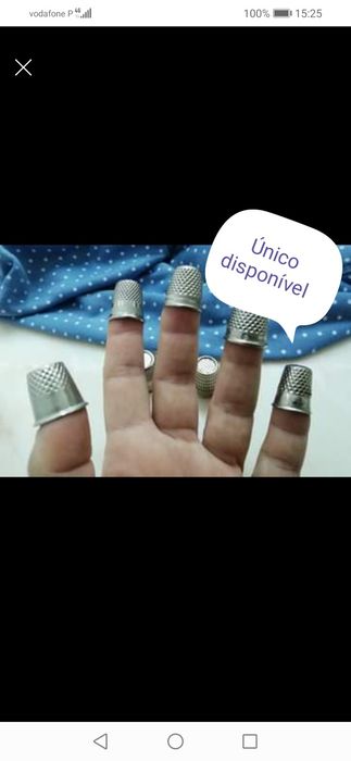 Dedal diâmetro 1,5 cm