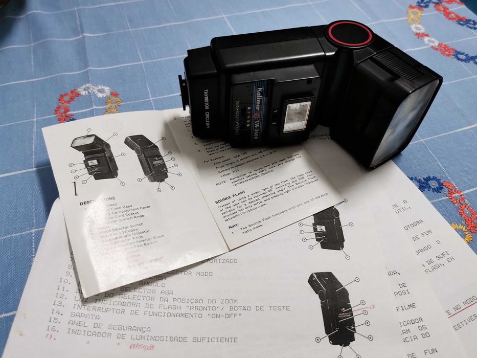 Máquina fotográfica praktica bx20 + flash kalimar tw-3600 + 2 lentes