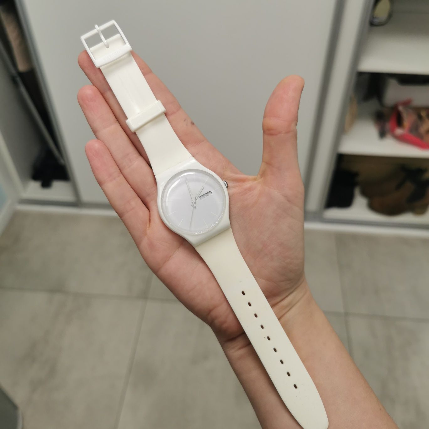 Zegarek swatch New gent biały ecru