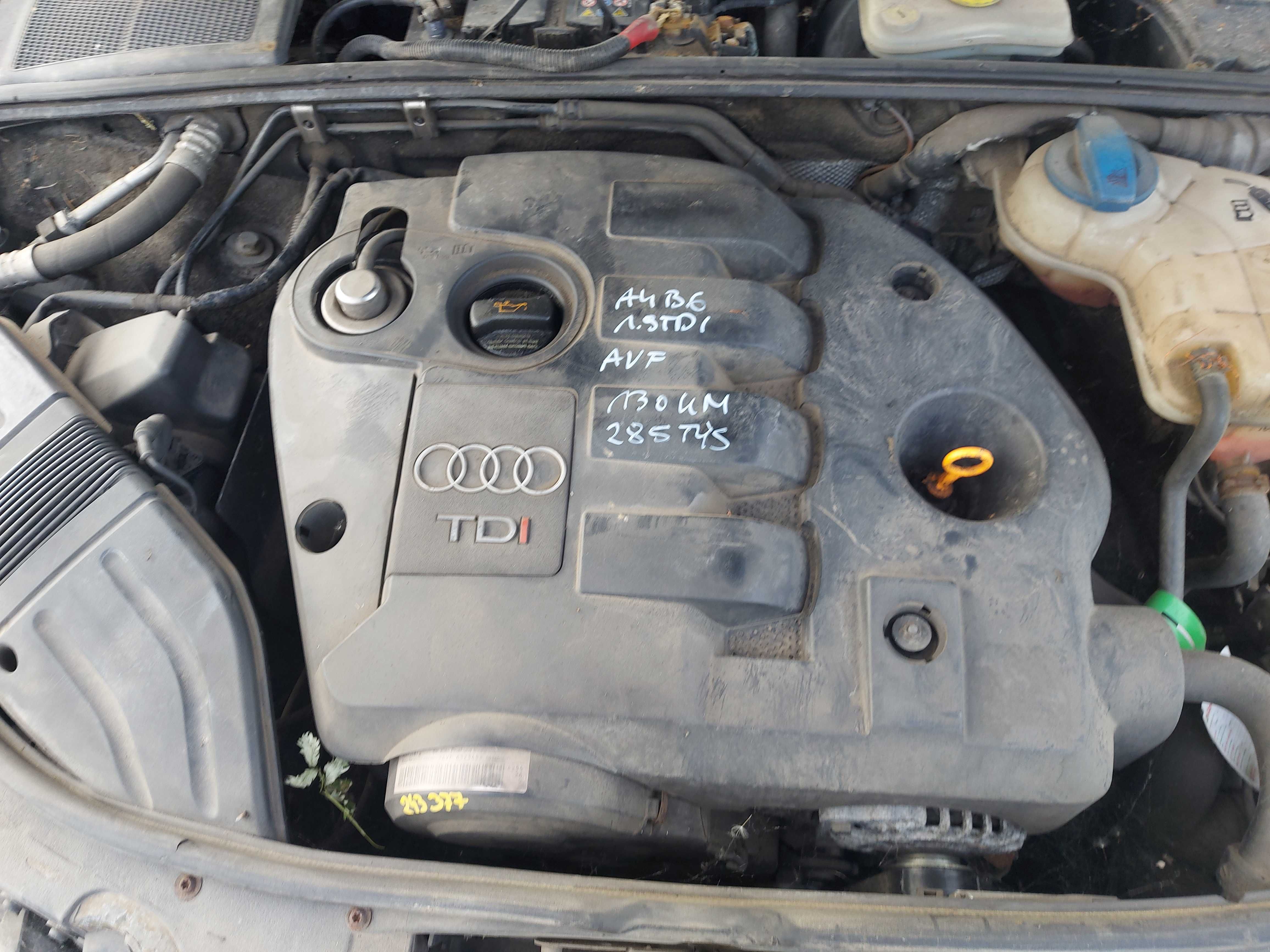 Silnik Audi A4 B6 1,9 TDI 130 KM AVF 285 TYS. FV części/dostawa