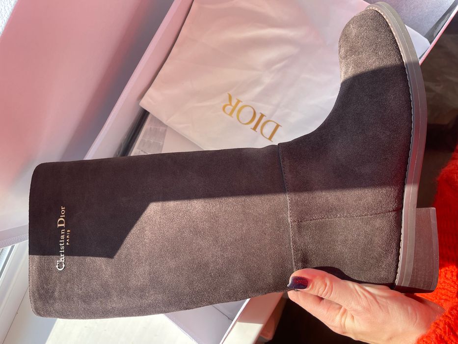 Чоботи замшеві Christian Dior