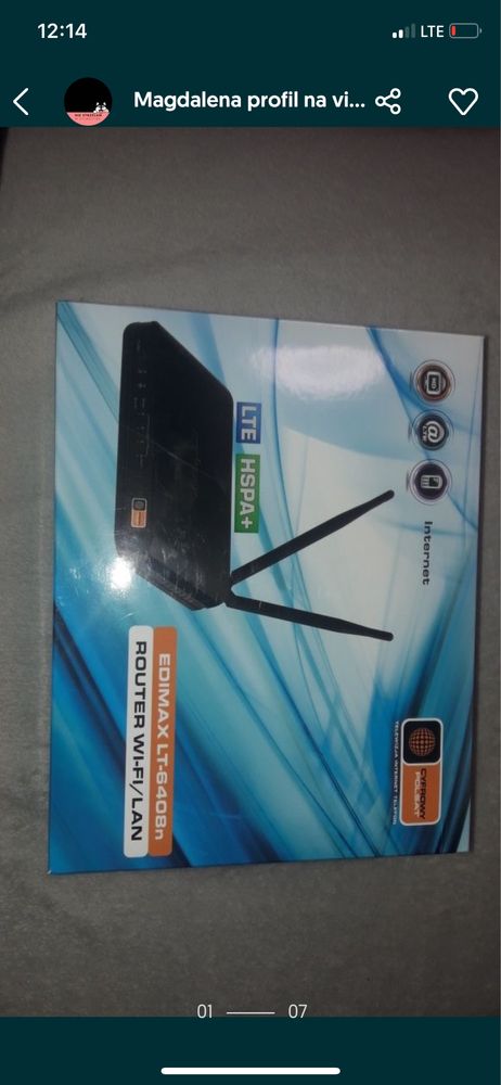 Polsat Ruter i Modem LTE Huawei E398 Internet Mobilny