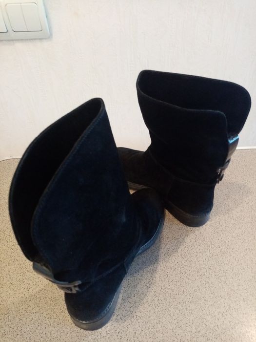 Сапоги замшевые р. 38