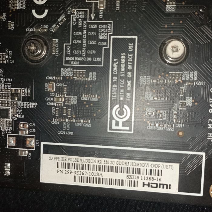 Відео карта rx 550 2 gb