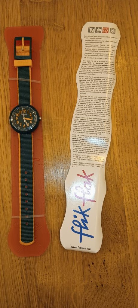 Zegarek dla dziecka 3+ Flik Flak Swatch Made in Switzerland