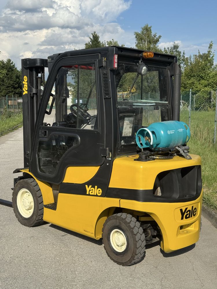 YALE [2018r] wózek widłowy 2500kg KABINA PRZESUW Salon PL UDT 15393mth