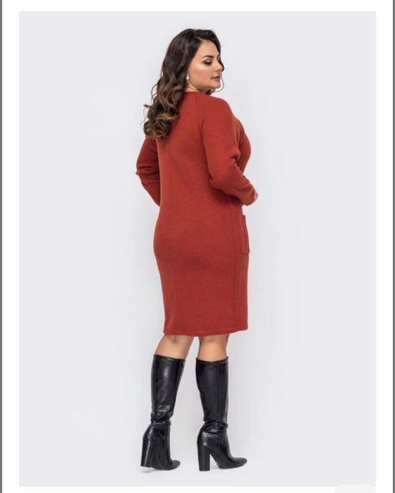 Продам плаття Dressa теракотового кольору, р.54