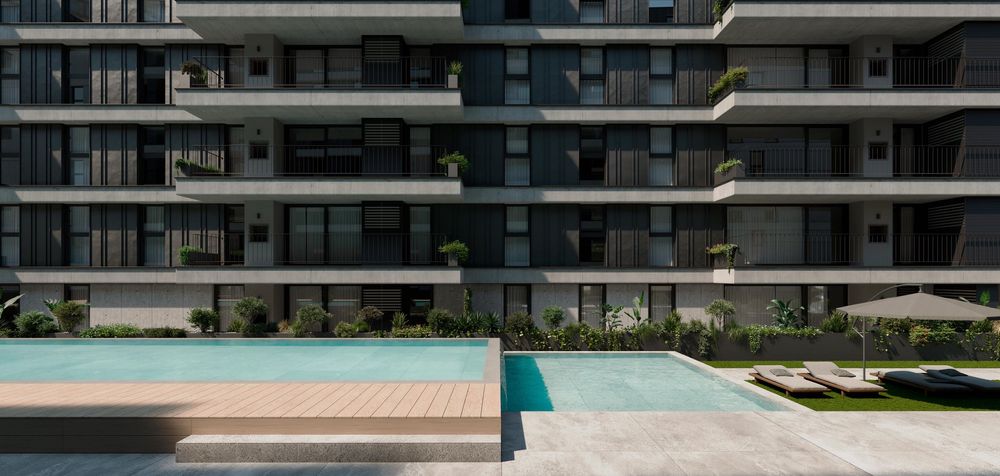 Apartamento T2 novo,Ramalde. Cond fechado, box, elevador, AC, piscina