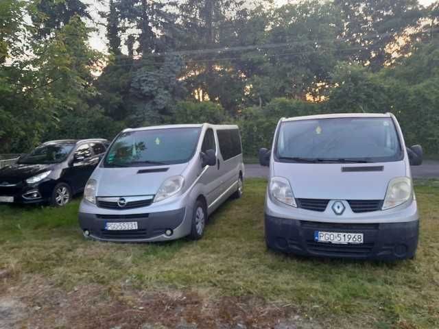 WYNAJMĘ 9 osobowego busa , Opel Vivaro Renault Trafic LONG ,od 99 doba
