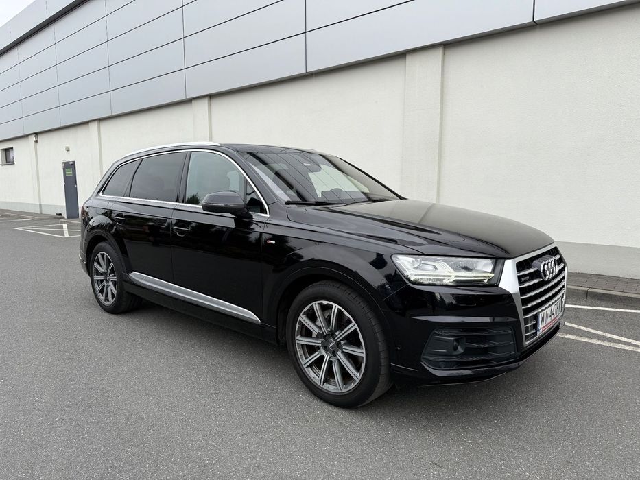 Audi Q7 Salon PL 7 osobowy bardzo bogata wersja S Line hak