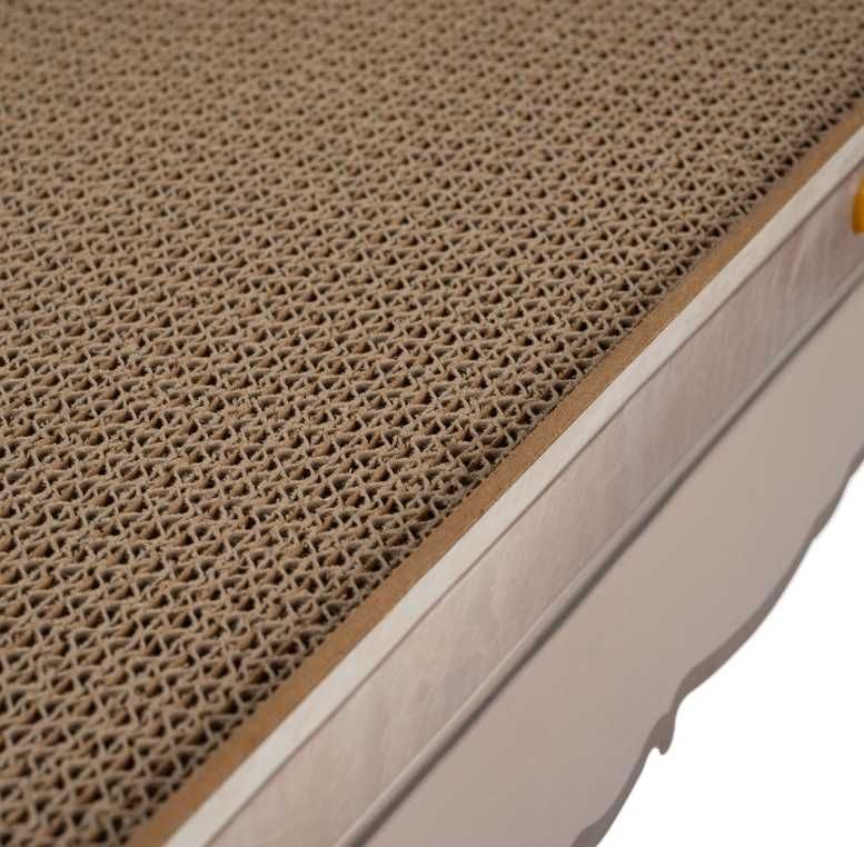NOWOŚĆ Drapak tekturowy dla kota legowisko kartonowe sofa kanapa 60cm