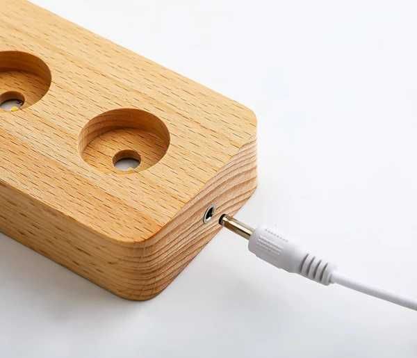 Galaktyczna lampka 7 planet 7 czakr kryształ lampa lampki prezent