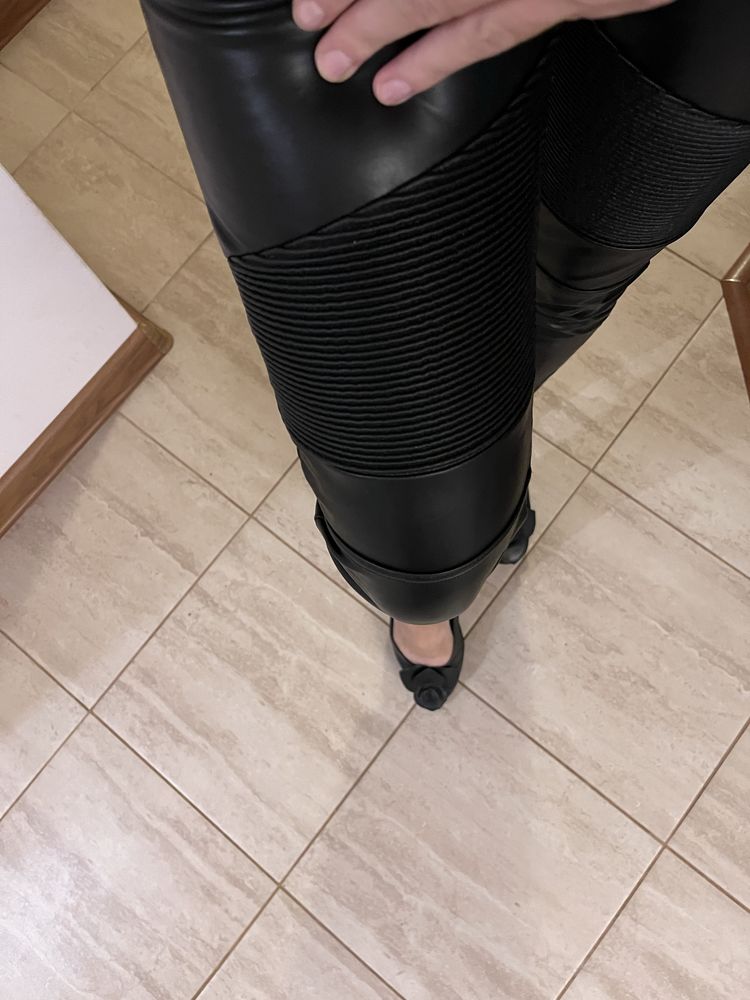 Legginsy calzedonia rozmiar M imitacja skory