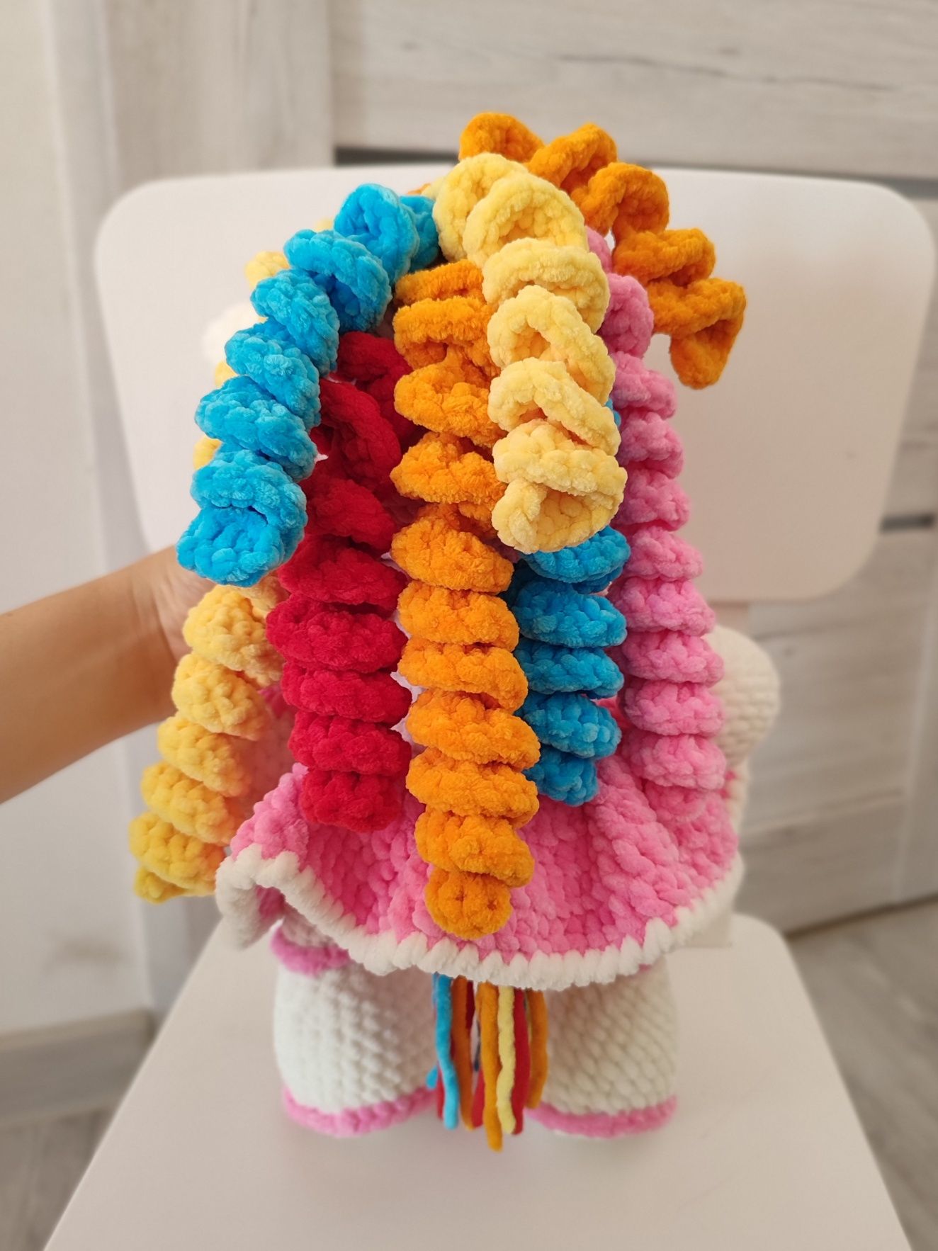 Zabawka Jednorożec, hand made, amigurumi