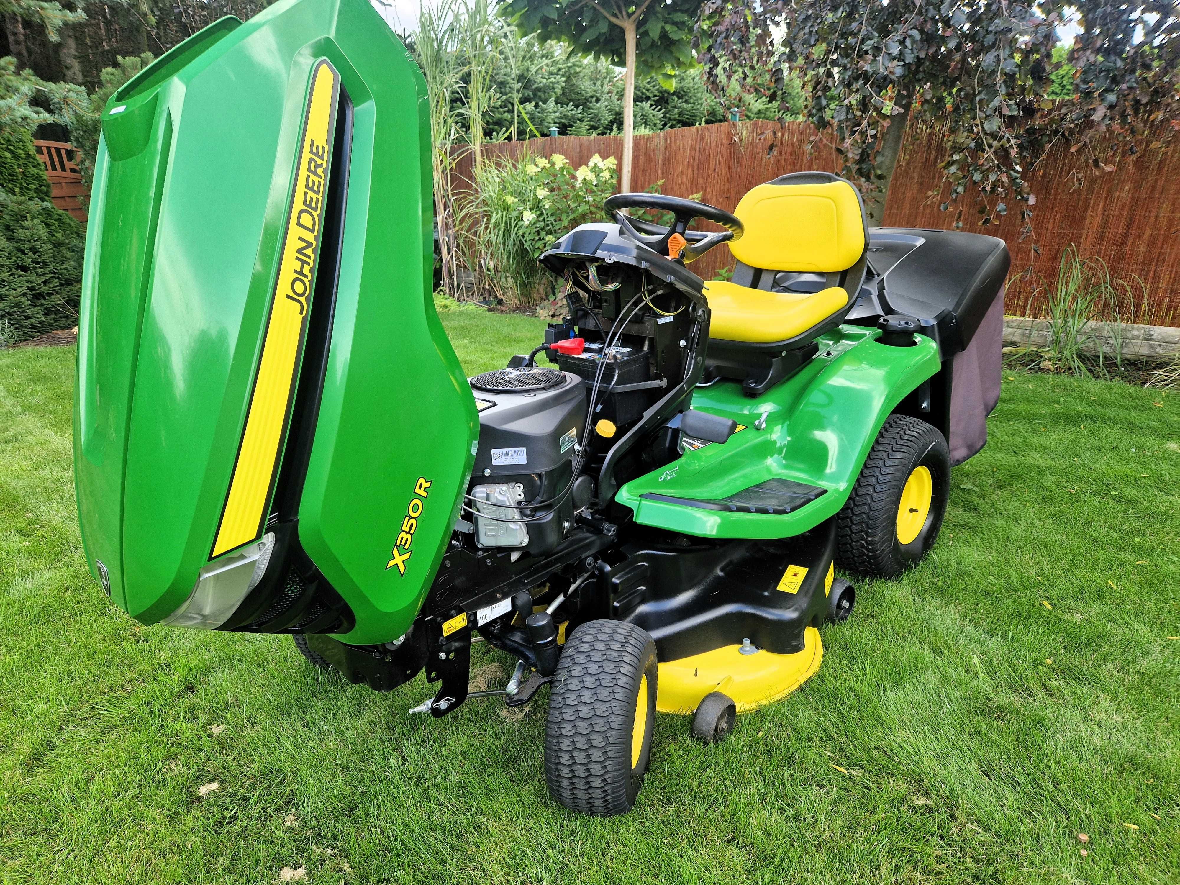 Traktorek kosiarka John Deere x350 r - nowy model stan znakomity!!