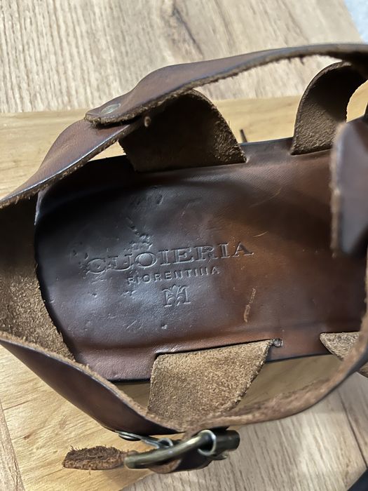 Made in Italy,чоловічі грецькі сандалі схожі на Santoni