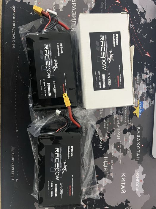 Акумулятор fpv 6s2p lion 9800mah