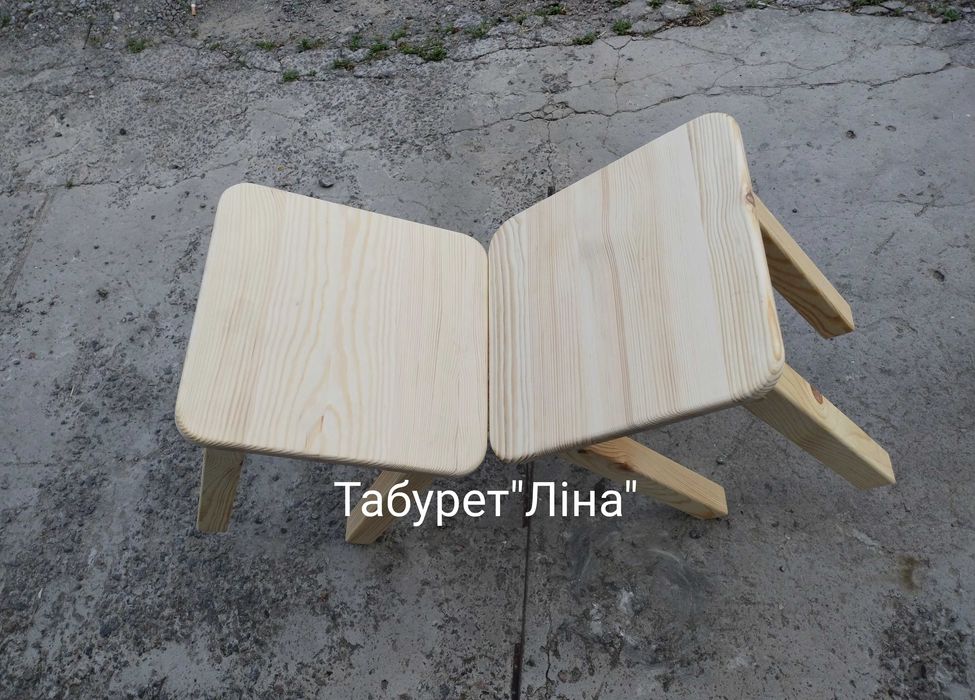 Заготівлі на табурети з масиву сосни