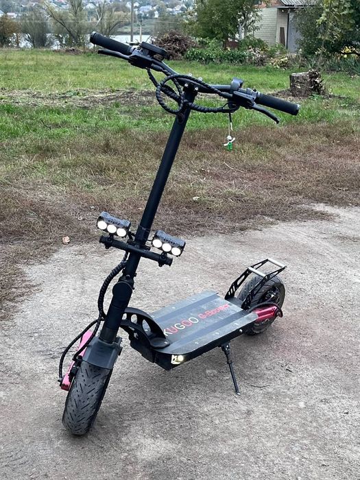 2400w Кастом повнопривідний електро самокат Kugoo g booster