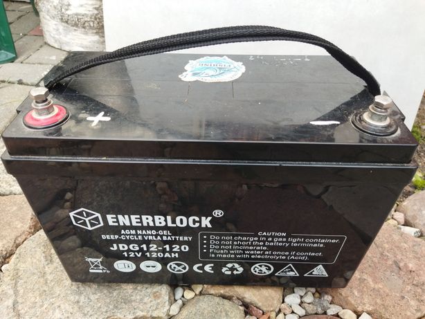 Enerblock Akumulator AGM 12v 120ah nano gel
