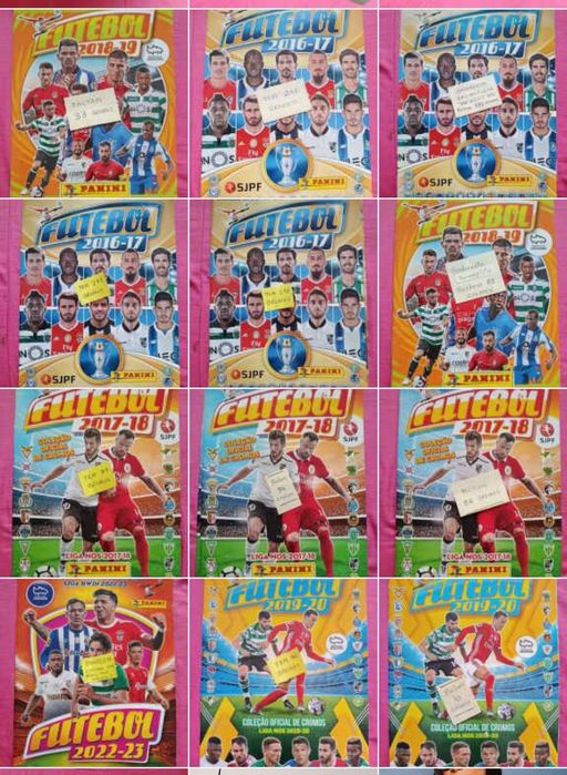 Lote de  CADERNETAS  de  FUTEBOL  (várias épocas)