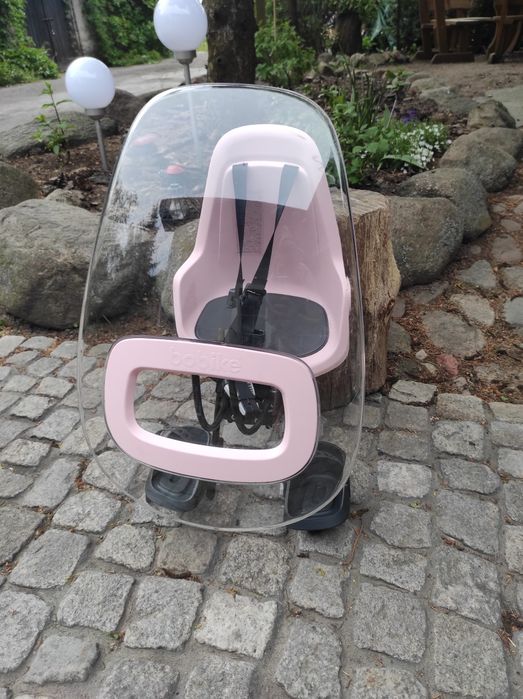 Fotelik rowerowy bobike mini z szybą