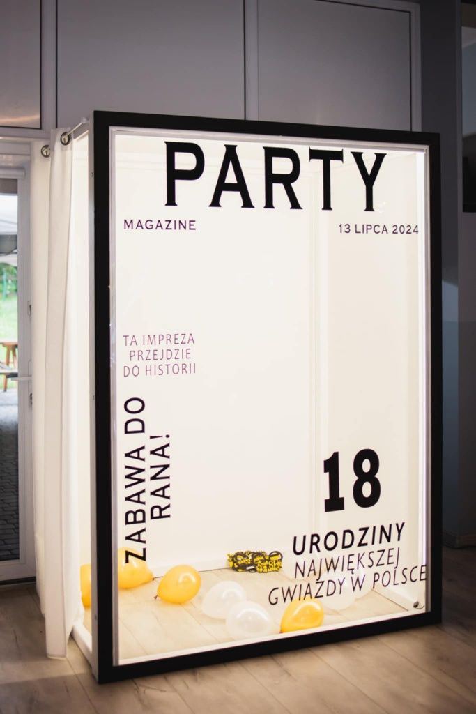 Photobox Fotobox Fotomagazyn Fotobudka jak okładka gazety