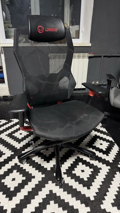 Крісло ігрове LORGAR Grace 855 (LRG-CHR855RB) червоно-чорний