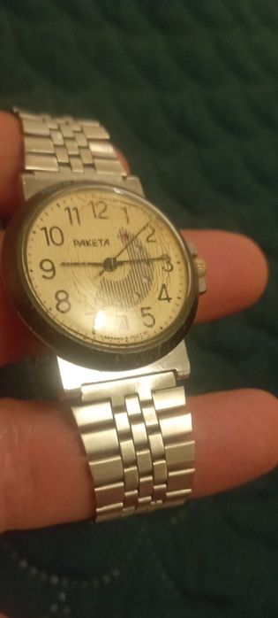 Zegarek rakieta kropka stary