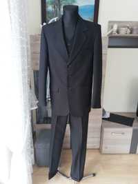 Komplet zestaw elegancki garnitur kamizelka blezer spodnie JES 48/182