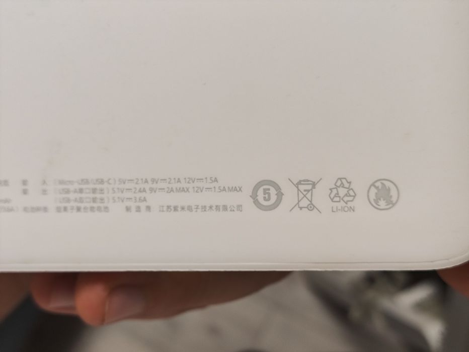 Портативна батарея Xiaomi Redmi Power Bank Fast Charge 20000 mAh 18W