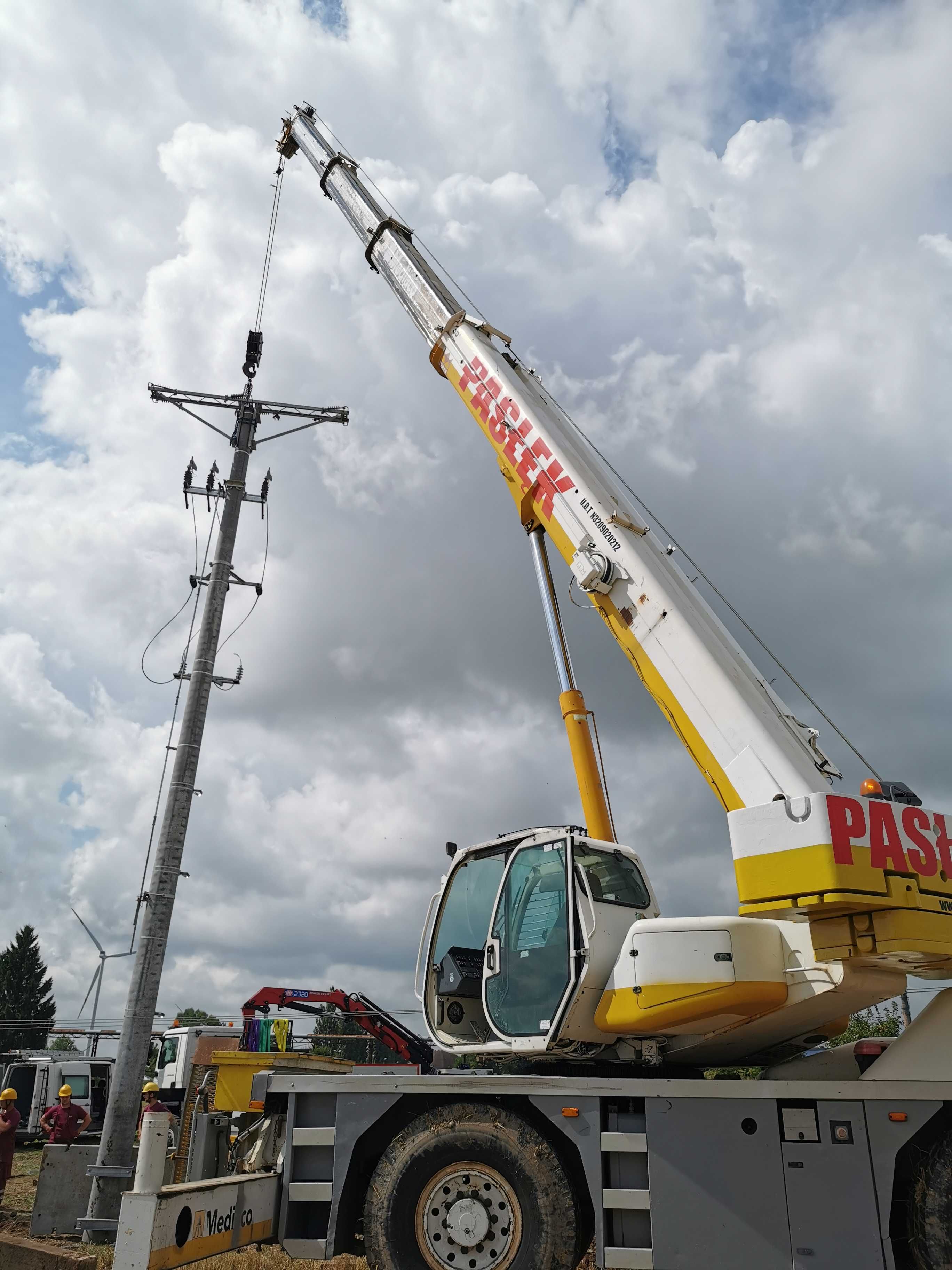 Wynajem dźwigu do 35 ton Pasłęk, Elbląg, Morąg, Orneta, Dzierzgoń