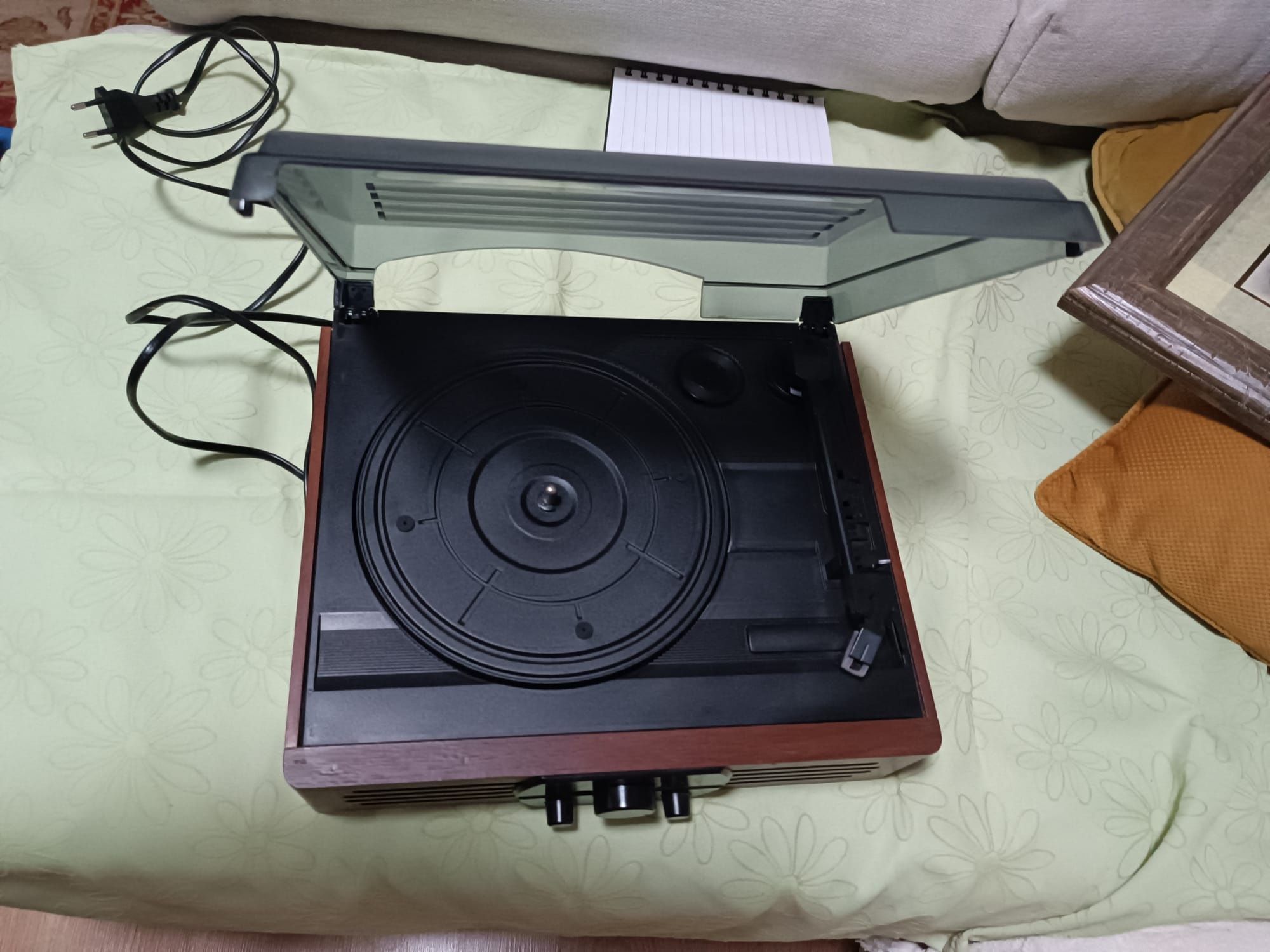 Gira discos como novo