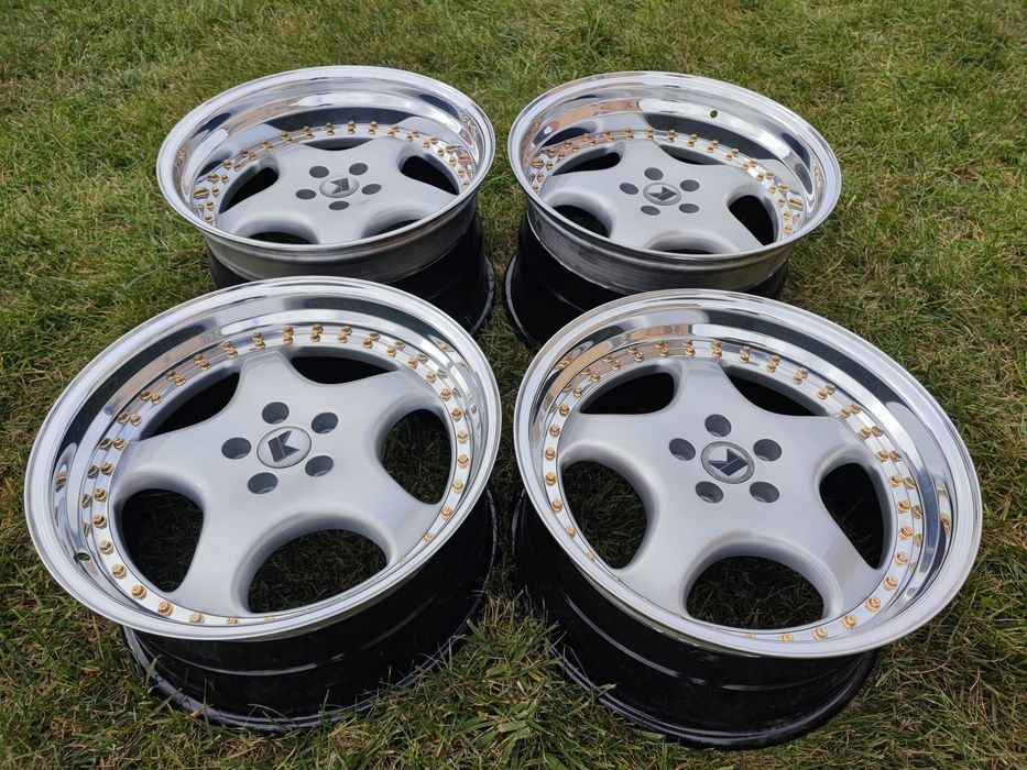 Felgi Kerscher RS 17" 8.5/10 5x100 Golf Corrado Passat Audi 3tlg
