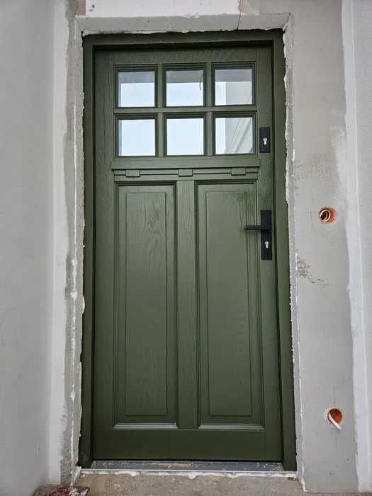 Drzwi zewnętrzne dębowe_producent_dotacja_dostawa GRATIS_montaż