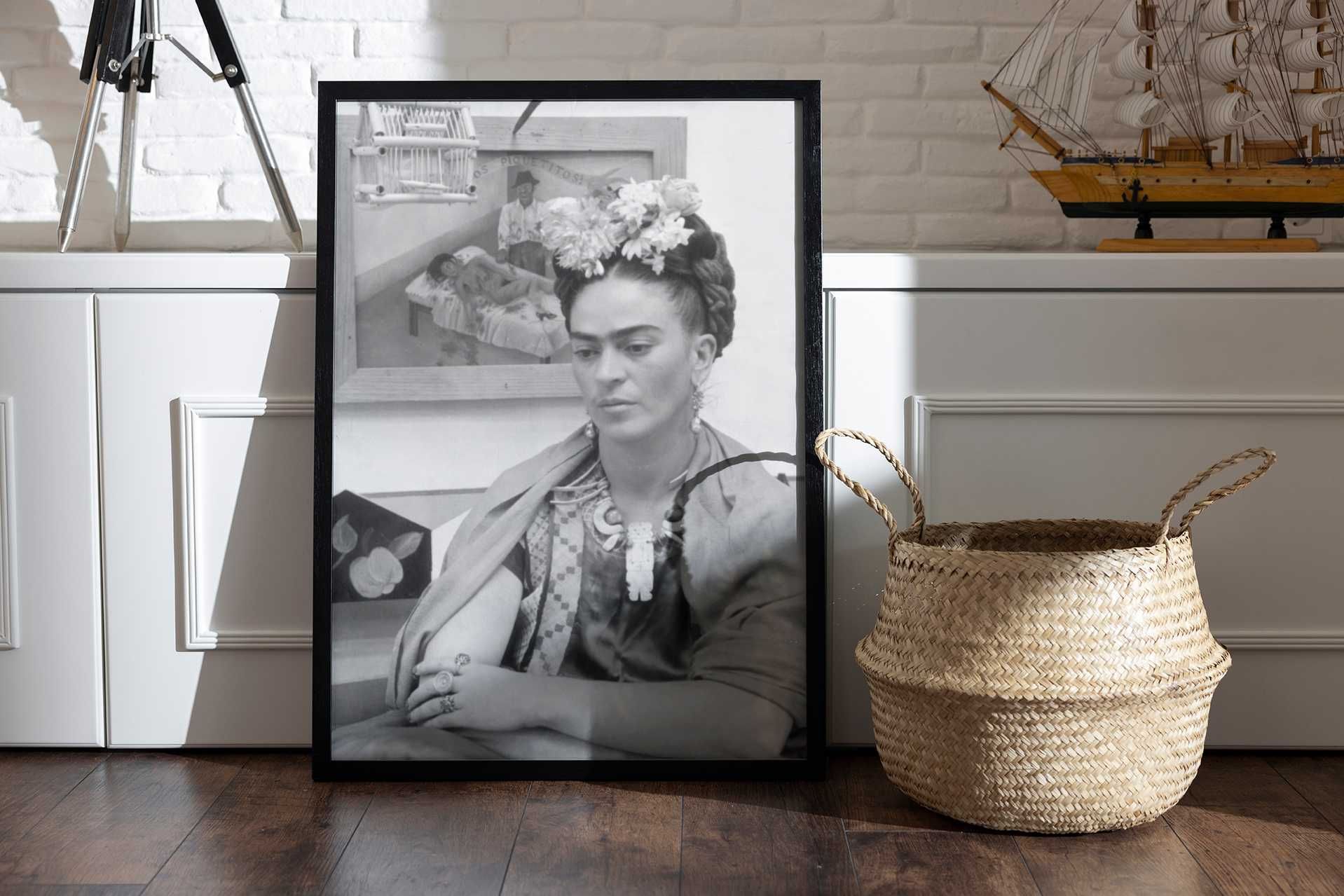 Plakat A3 piękny portret Frida Kahlo
