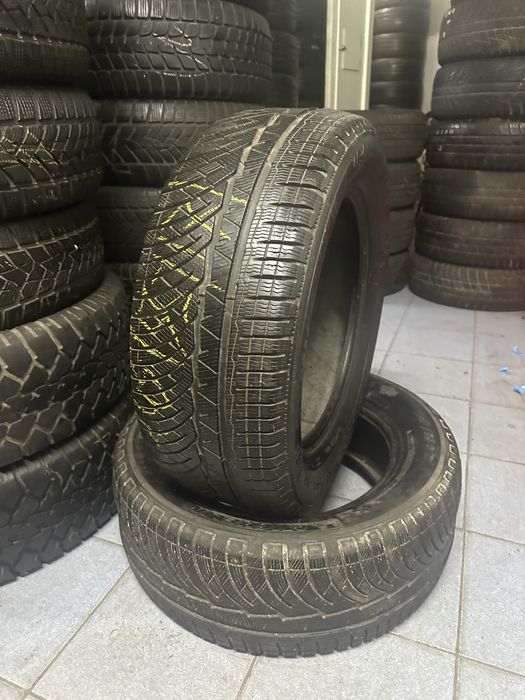 245/55/17 мишелин 2018 год зима 2шт 6.5+мм!)