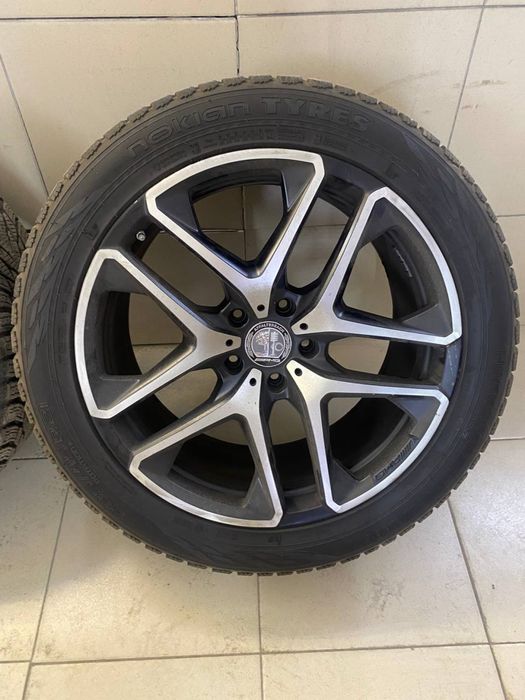 Диски R21 5х130 AMG G63, G500, G class с зимней резиной Nokian