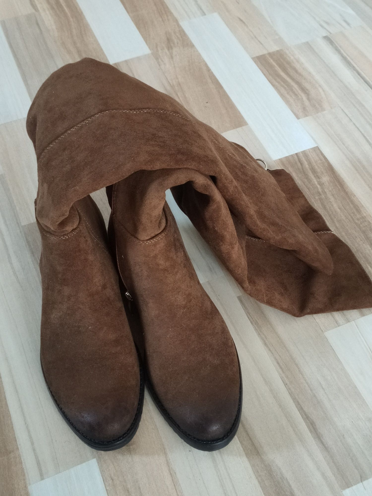 Kulig rude /brąz KOZAKI długie wiosna/jesień/zima nowe rozm. 39