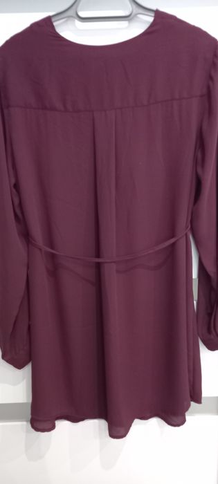 Burgundowa tunika h&m mama rozm M