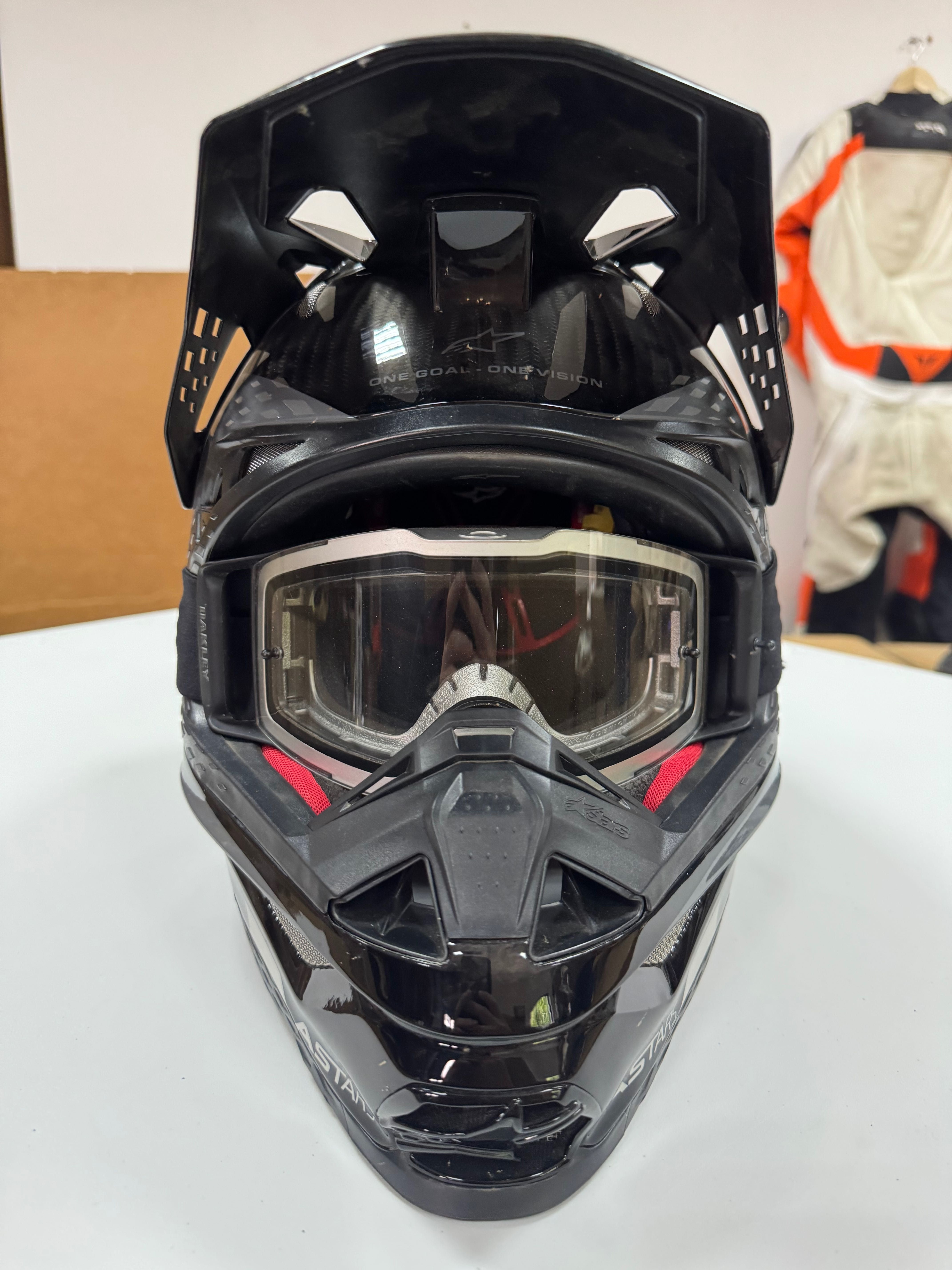 Kask Cross Alpinestars Supertech S-M10 Carbon rozmiar M + gogle