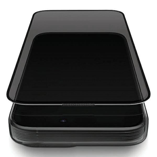 Szkło UNIQ Optix Privacy hartowane prywatyzujące na iPhone 15 Pro z ap