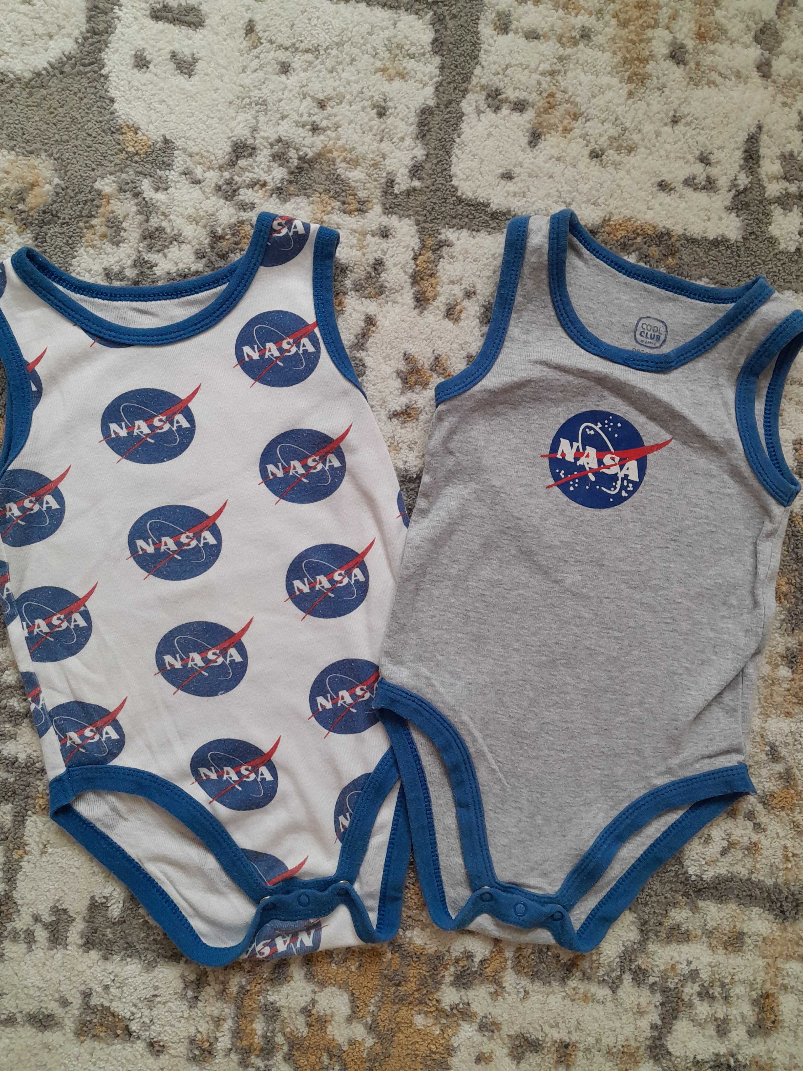 2 pak krótkich rampersów NASA